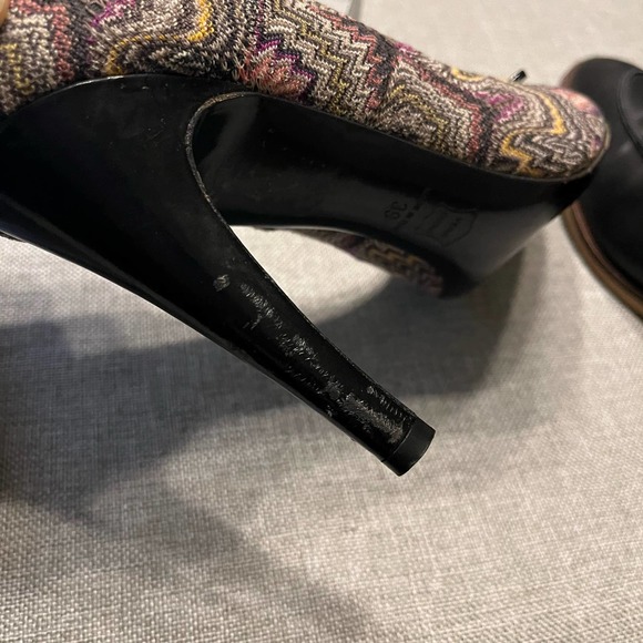 Missoni Purple Hue fabric heels pumps size 39 - Picture 10 of 10